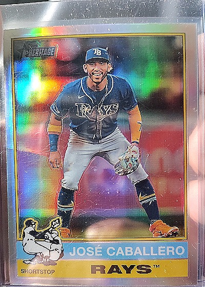 2025 Topps Heritage #85 Jose Caballero — front