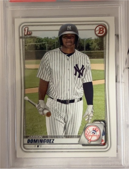 2020 Bowman Prospects #BP-8 Jasson Dominguez — front