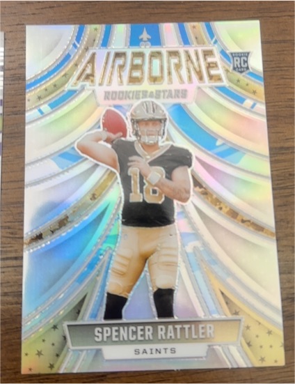 2024 Panini Rookies & Stars Airborne #A-SRR Spencer Rattler — front