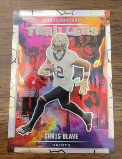 2024 Panini Rookies & Stars #T-COE Chris Olave Thrillers Silver Prizm — front