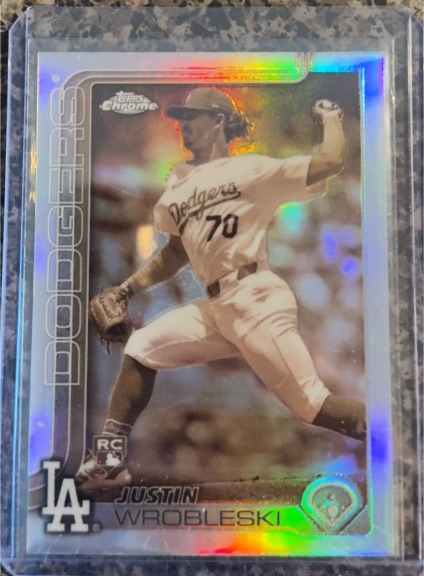 2025 Topps Chrome #38 Justin Wrobleski — front
