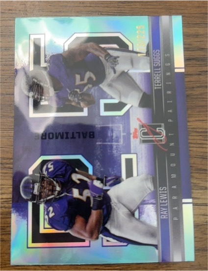 2024 Topps Signature Class Paramount Pairings #PP-14 Ray Lewis Terrell Suggs — front
