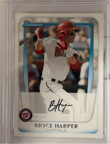 2011 Bowman Prospects #BP1 Bryce Harper — front