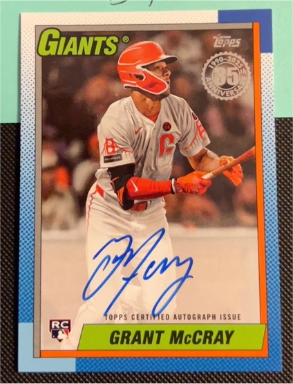 2025 Topps Series 2 #90B2-GM Grant McCray — front