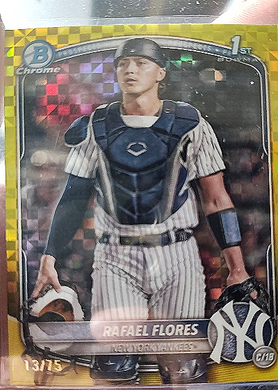 2025 Bowman Chrome #BP-34 Rafael Flores — front