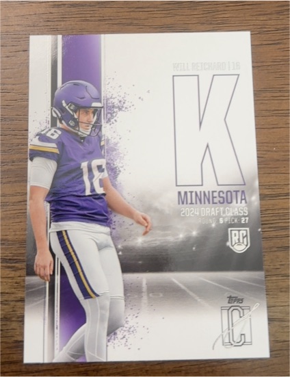 2024 Topps Signature Class #151 Will Reichard — front