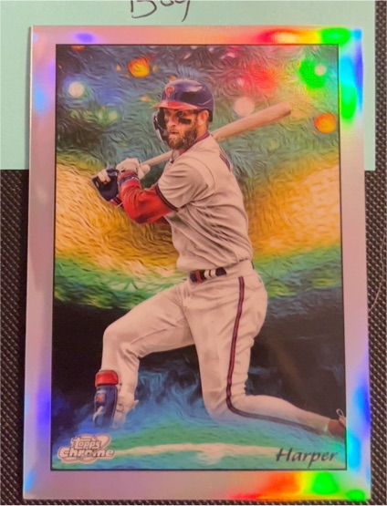 2023 Topps Chrome Cosmic #STN-4 Bryce Harper — front