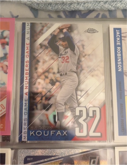 2020 Topps Chrome Update #NGC-20 Sandy Koufax A Numbers Game — front