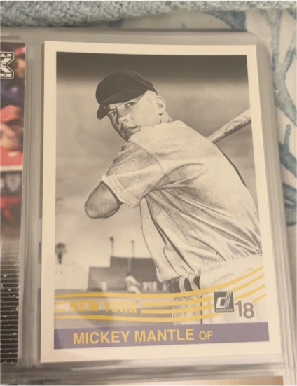 2018 Panini Donruss #254 Mickey Mantle — front