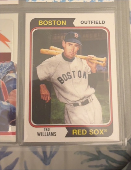 1974 Topps #300 Ted Williams — front