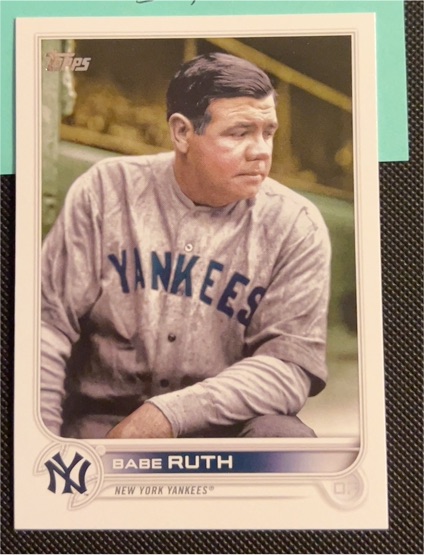 2022 Topps Update #US3 Babe Ruth — front
