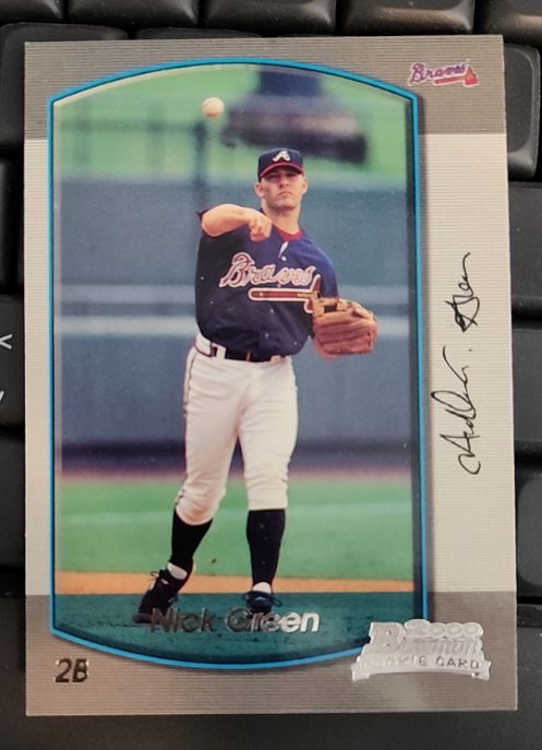 2000 Bowman #393 Nick Green — front