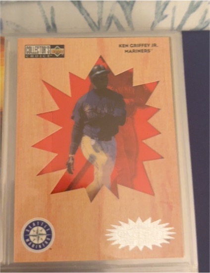 1996 Collector's Choice #CR26 Ken Griffey Jr. Crash Winners Silver — front