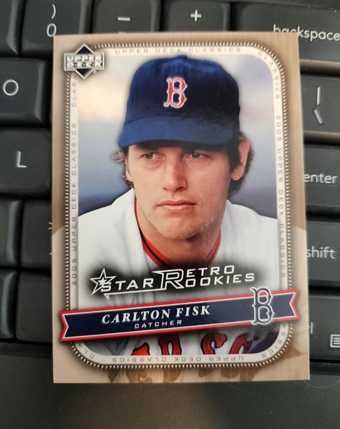 2005 Upper Deck Classics #105 Carlton Fisk — front