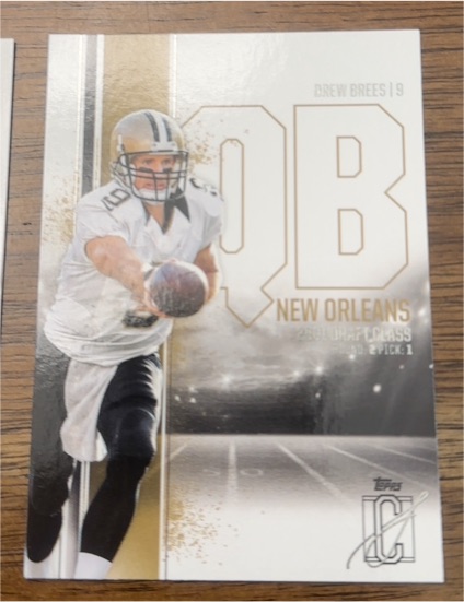 2024 Topps Signature Class #35 Drew Brees — front