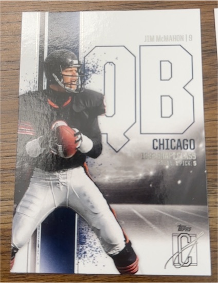 2024 Topps Signature Class #6 Jim McMahon — front