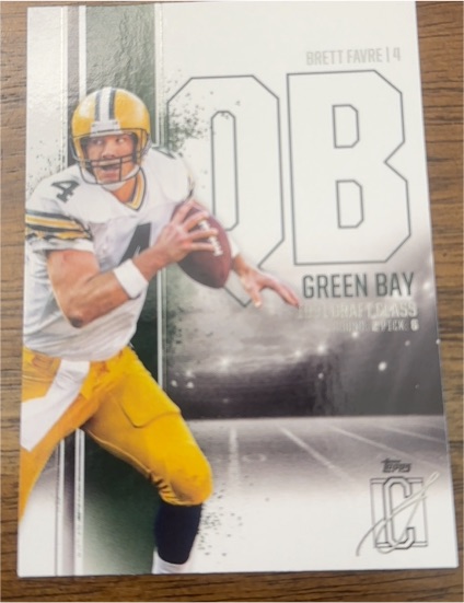 2024 Topps Signature Class #16 Brett Favre — front