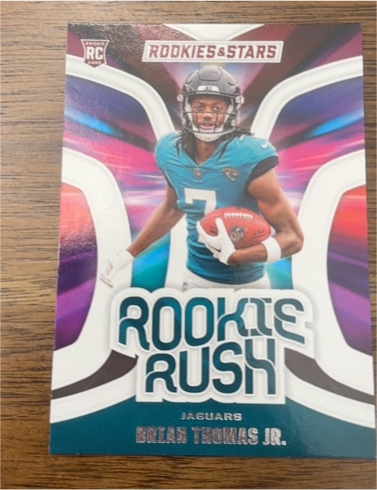 2024 Panini Rookies & Stars #RR-BTJ Brian Thomas Jr. Rookie Rush — front