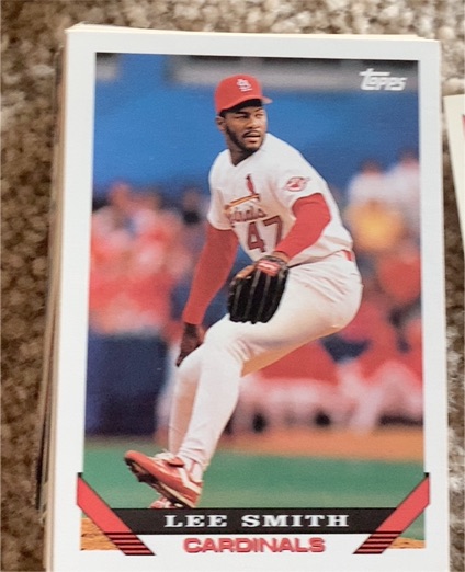 1993 Topps #12 Lee Smith — front