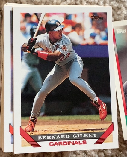 1993 Topps #203 Bernard Gilkey — front