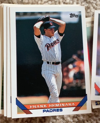 1993 Topps #247 Frank Seminara — front