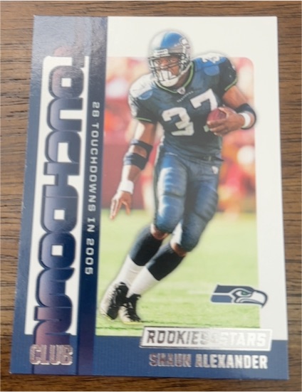 2024 Panini Rookies & Stars Touchdown Club #TC-SAR Shaun Alexander — front