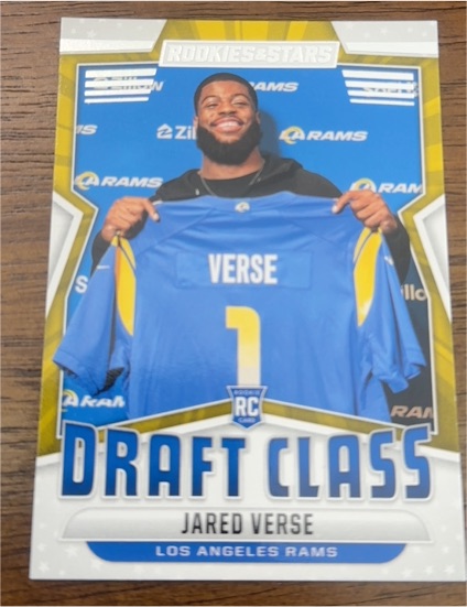 2024 Panini Rookies & Stars #DC-JVE Jared Verse Draft Class — front