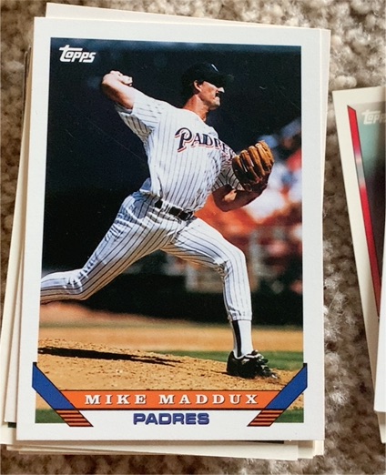 1993 Topps #140 Mike Maddux — front