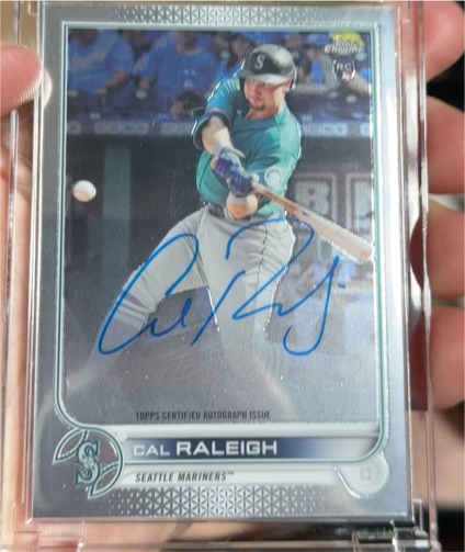 2022 Topps Chrome #RA-CR Cal Raleigh — front