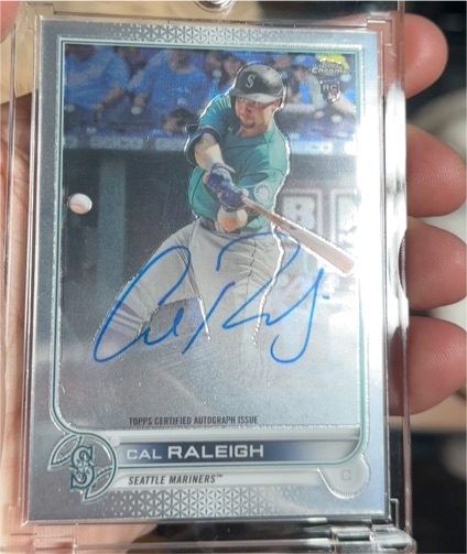 2022 Topps Chrome #RA-CR Cal Raleigh — front
