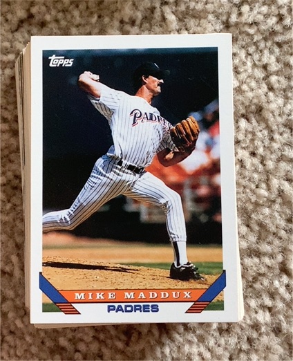1993 Topps #329 Mike Maddux — front