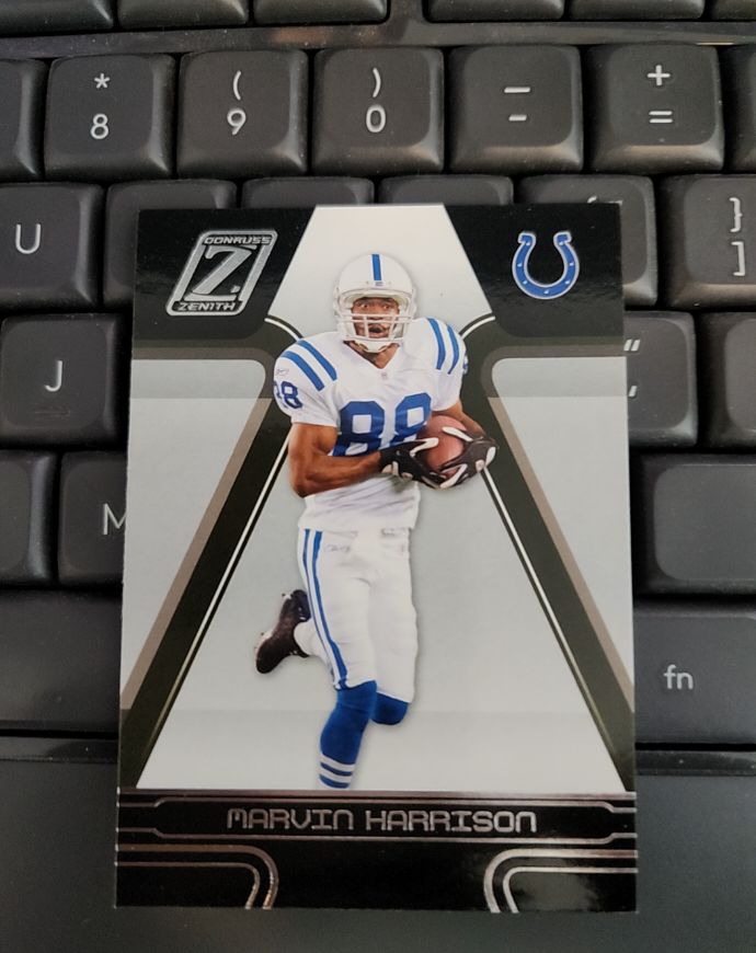 2004 Donruss Zenith Marvin Harrison — front