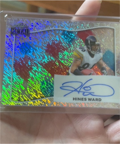 2024 Leaf Metal Hines Ward Autograph — front