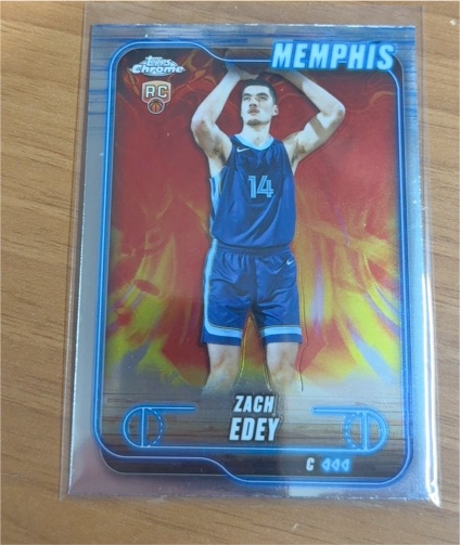 2024-25 Topps Chrome #152 Zach Edey — front