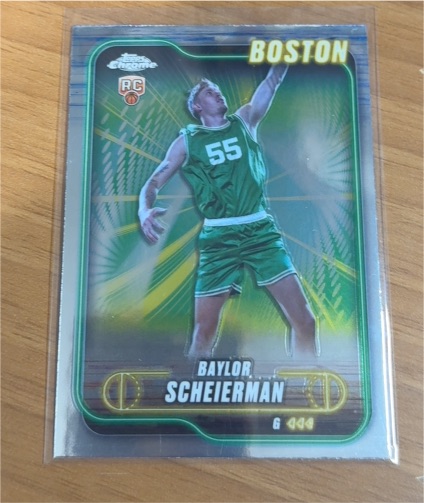 2024-25 Topps Chrome Basketball #143 Baylor Scheierman — front