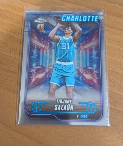 2024-25 Topps Chrome #148 Tidjane Salaün — front