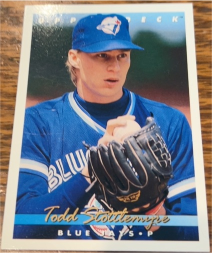 1993 Upper Deck #413 Todd Stottlemyre Toronto Blue Jays — front