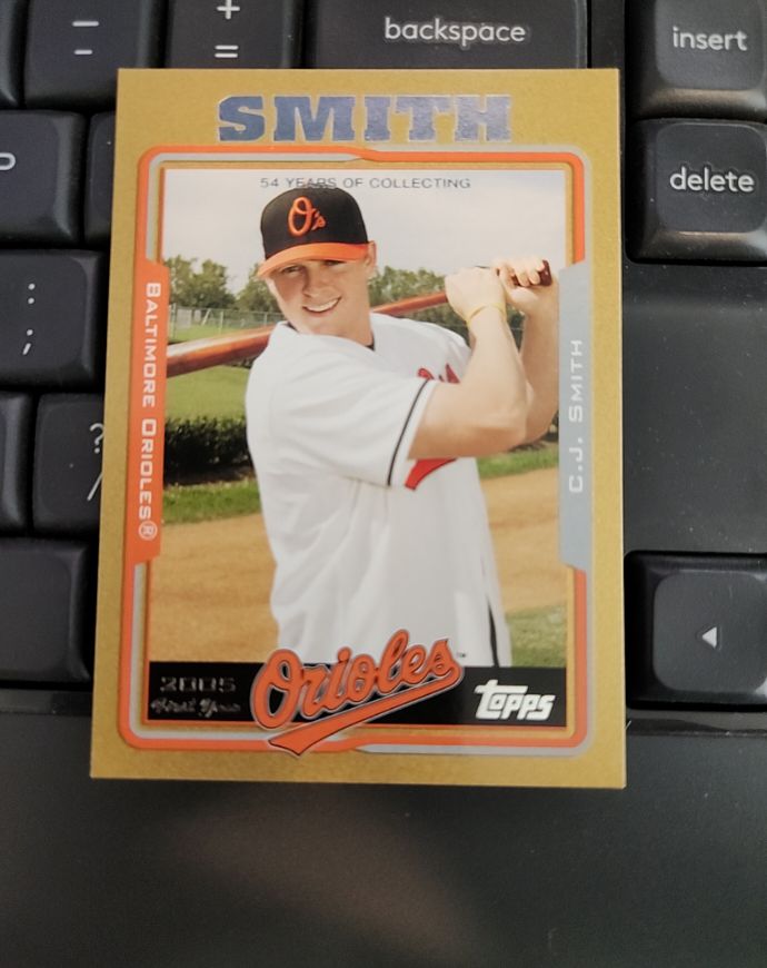 2005 Topps Update Gold #UH226 C.J. Smith — front