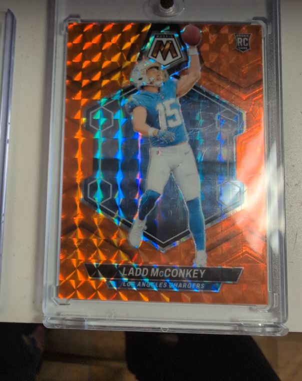 2024 Panini Mosaic #334 Ladd McConkey Los Angeles Chargers Rookie — front