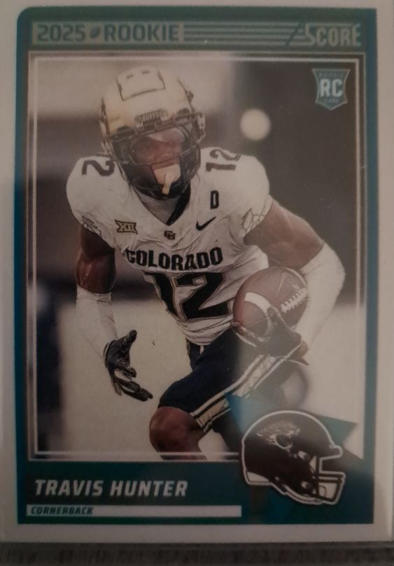 2025 Panini Score #20 Travis Hunter — front