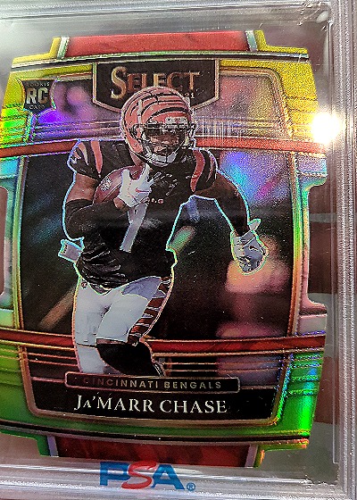 2021 Panini Select #47 Ja'Marr Chase — front