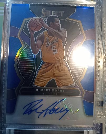 2022-23 Panini Select #247 Robert Horry Silver Prizm Auto — front