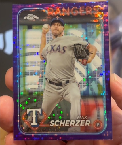 2024 Topps Chrome #37 Max Scherzer — front