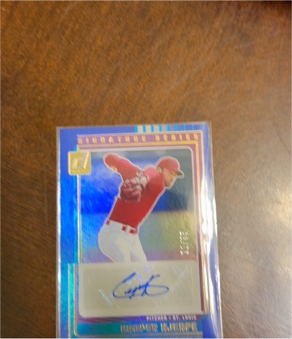 2025 Donruss Signature Series #SG-CHJ Cooper Hjerpe — front