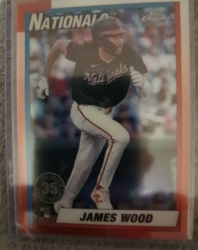 2025 Topps Chrome 1990 Topps #90CB-15 James Wood — front