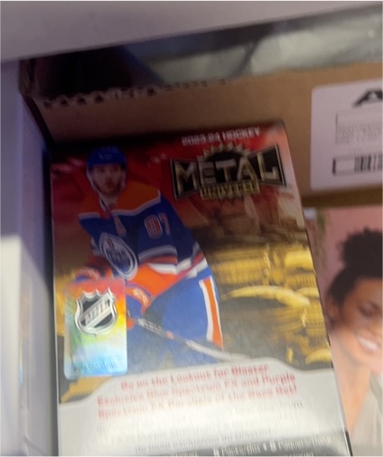 2023-24 Upper Deck Metal Universe Hockey Blaster Box — front