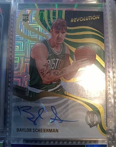 2024-25 Panini Revolution #RA-BS Baylor Scheierman Rookie Autograph — front