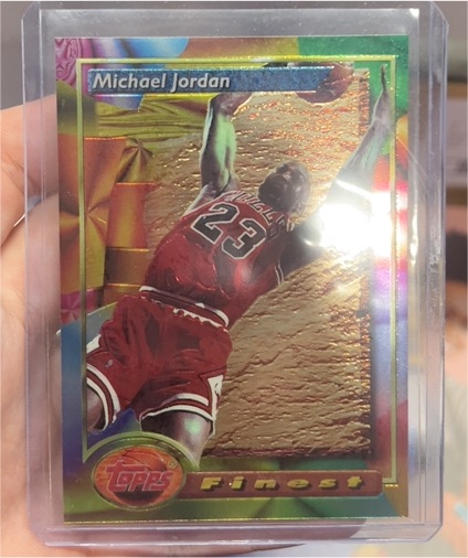 1993-94 Topps Finest #1 Michael Jordan — front