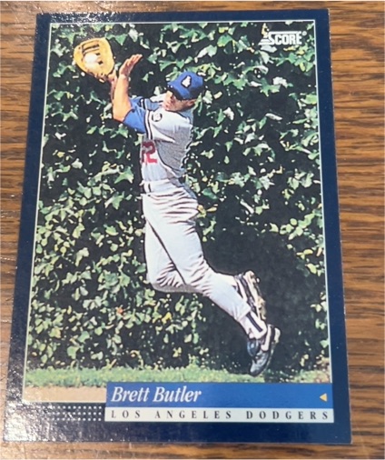 1994 Score #46 Brett Butler — front