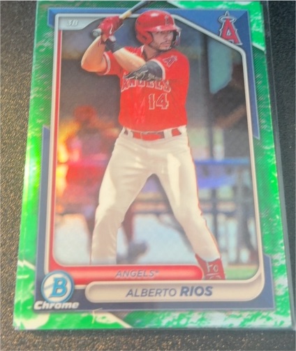 2024 Bowman Chrome #BCP-98 Alberto Rios — front